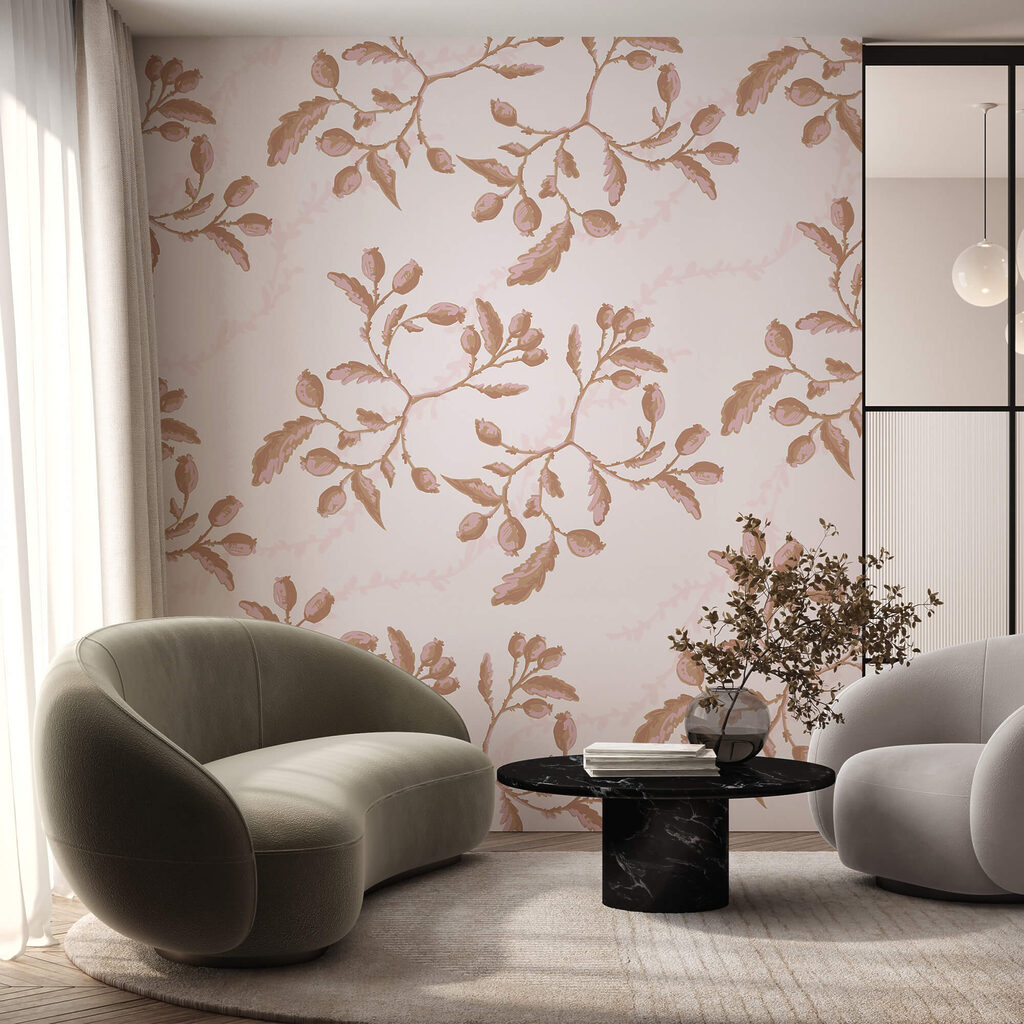 Padrão das folhas e bagas