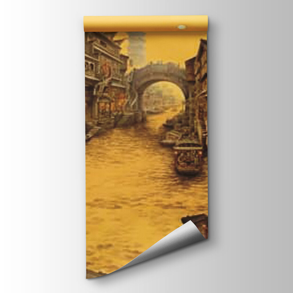 River with boats in a city