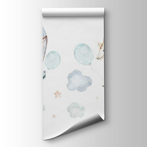 Couple of animals in hot air balloons Couple of animals in hot air balloons