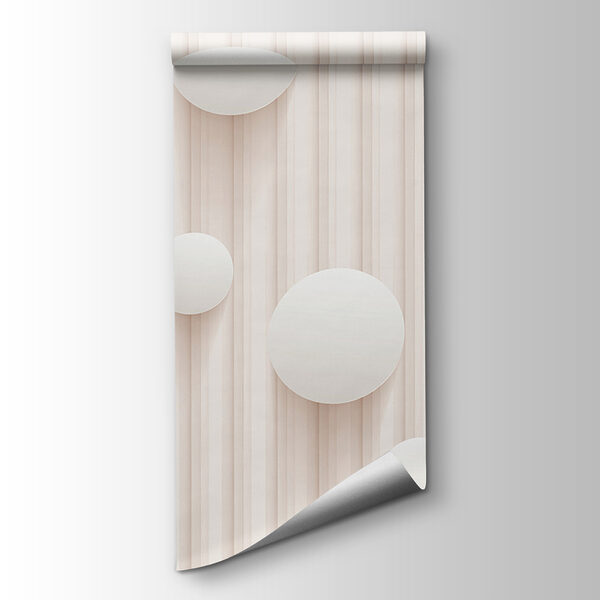 White circles and dandelions on a white background White circles and dandelions on a white background