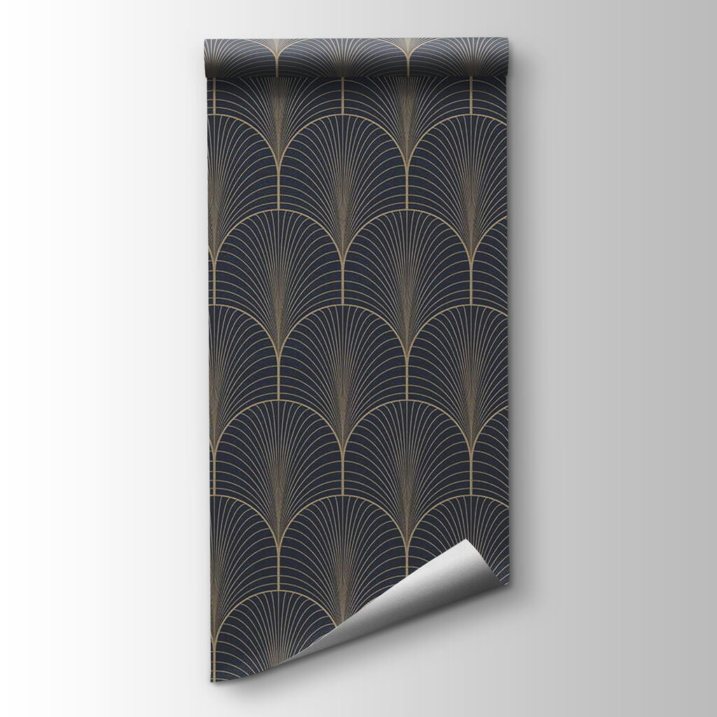 Elegant seamless midnight scallop pattern Elegant seamless midnight scallop pattern