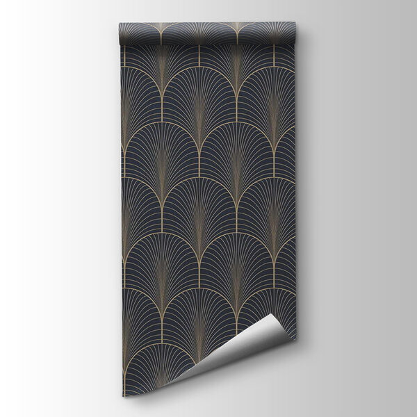 Elegant seamless midnight scallop pattern Elegant seamless midnight scallop pattern