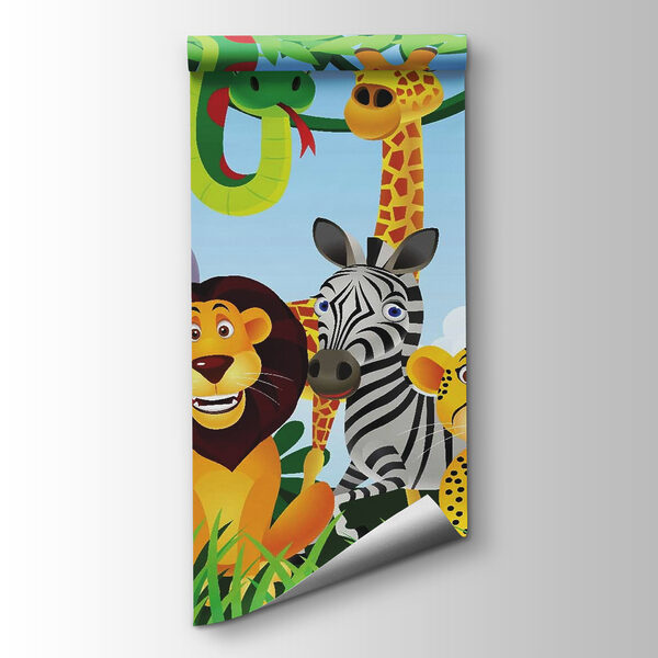 Group of animals in the jungle Group of animals in the jungle