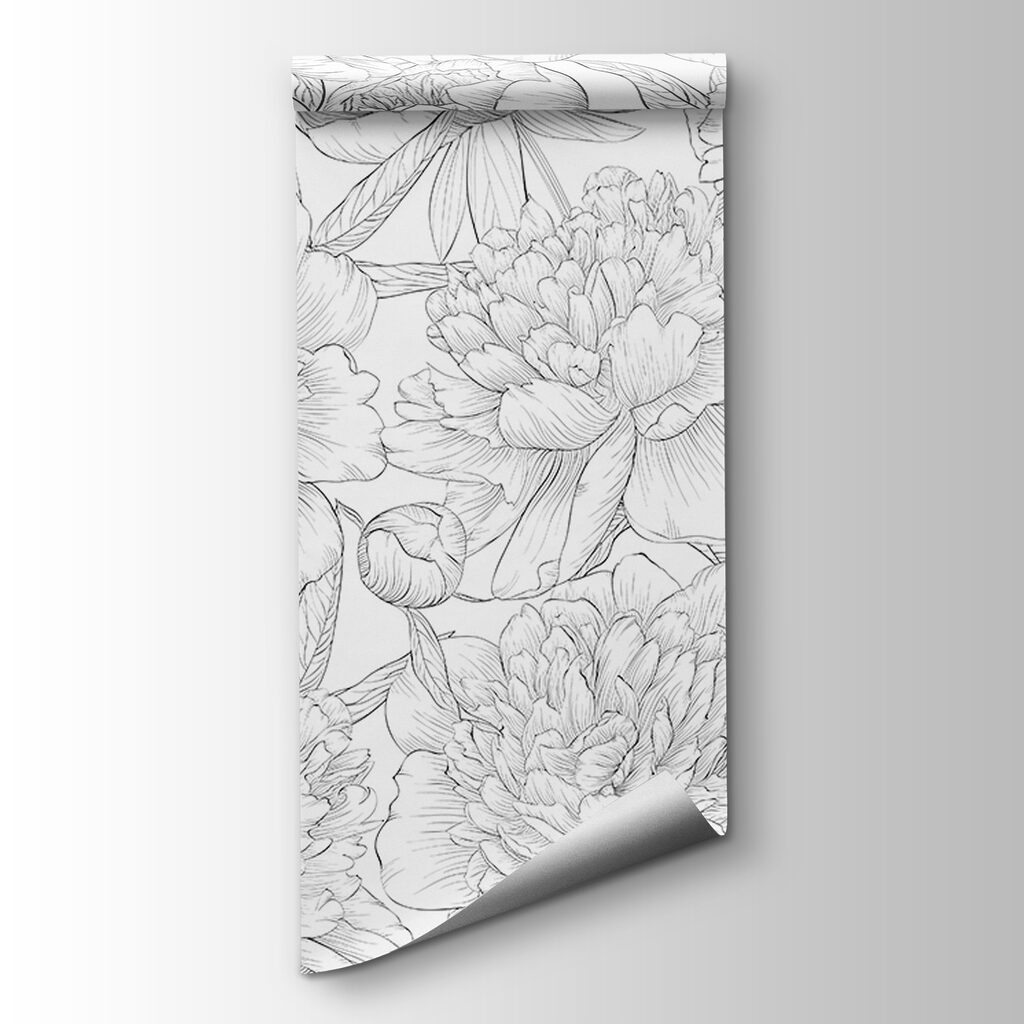 Pattern of flowers and leaves Pattern of flowers and leaves