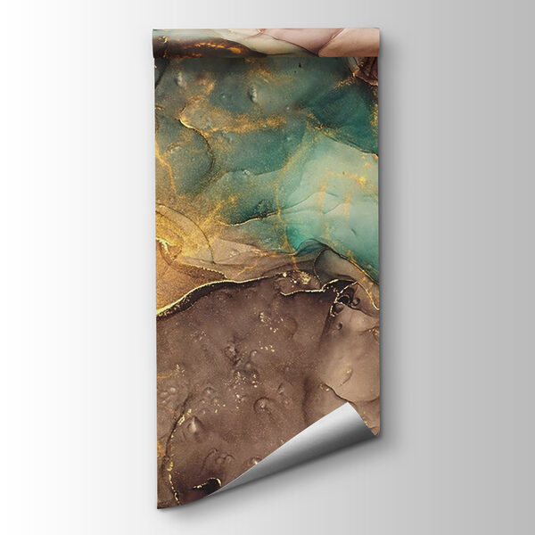 Abstract flow of vibrant colors