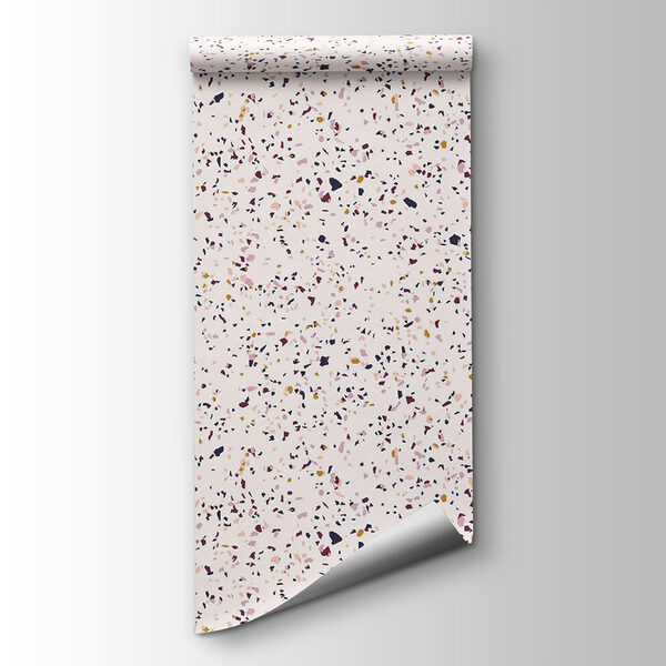 Pink speckled surface with small specks Pink speckled surface with small specks