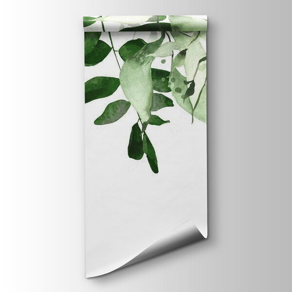 Elegant green leaves background design Elegant green leaves background design