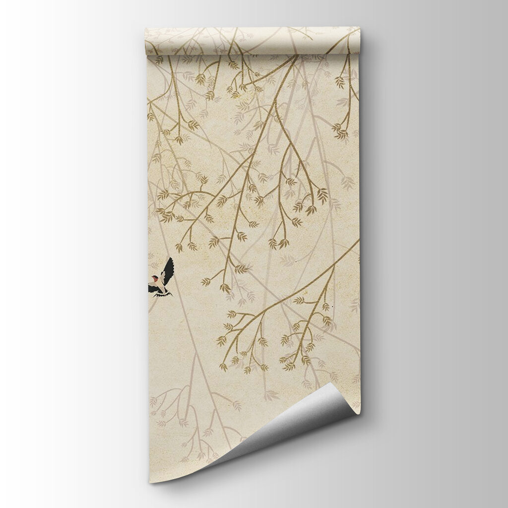 Birds flying in the branches of a tree Birds flying in the branches of a tree