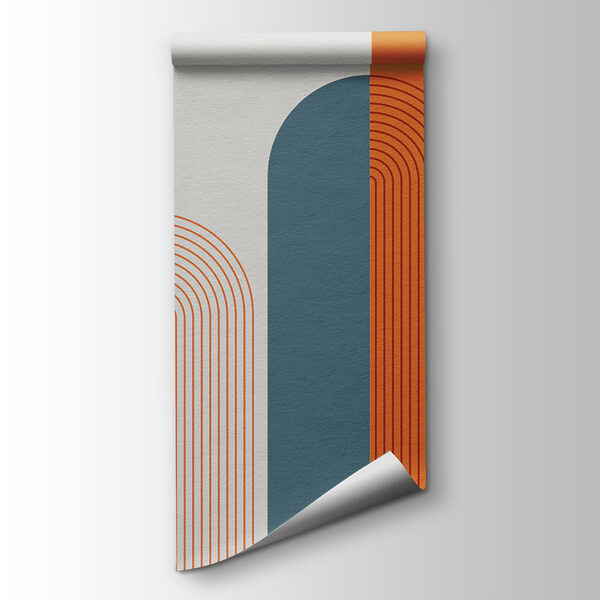 Colorful art with lines