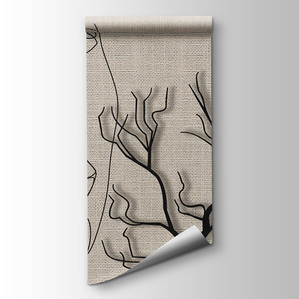 Butterfly and a drawing of a woman's face