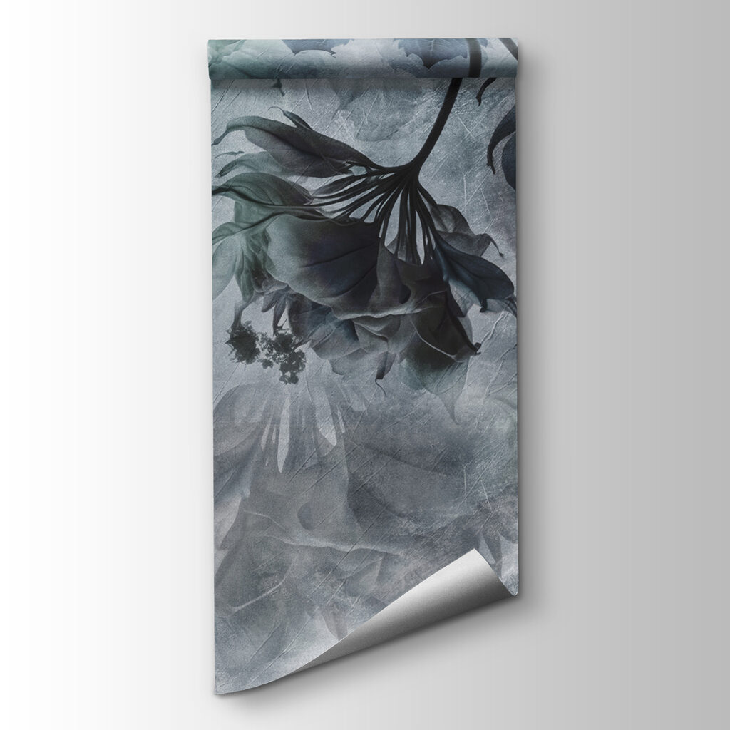 Delicate leaves in soft tones