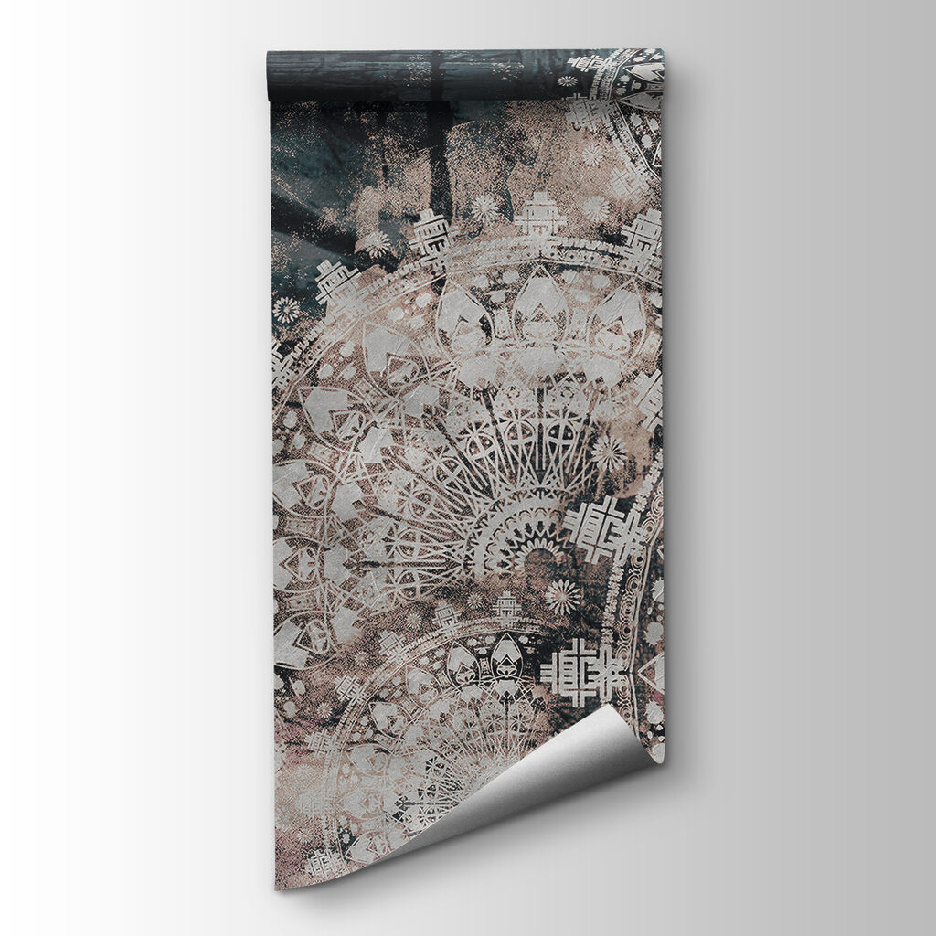 Intricate patterns on a textured surface Intricate patterns on a textured surface