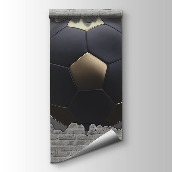 Soccer Ball Crashes Through Wall