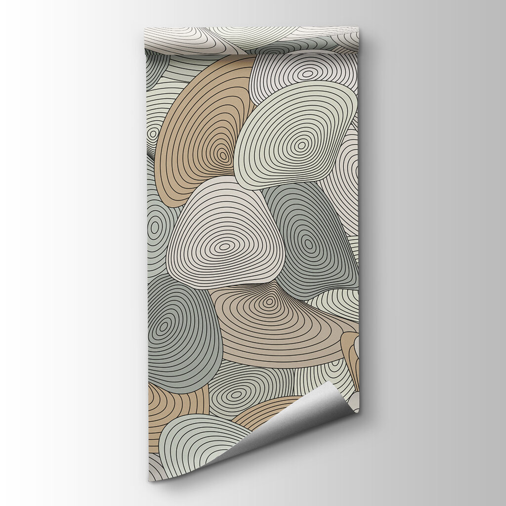 Pattern of spirals and lines Pattern of spirals and lines