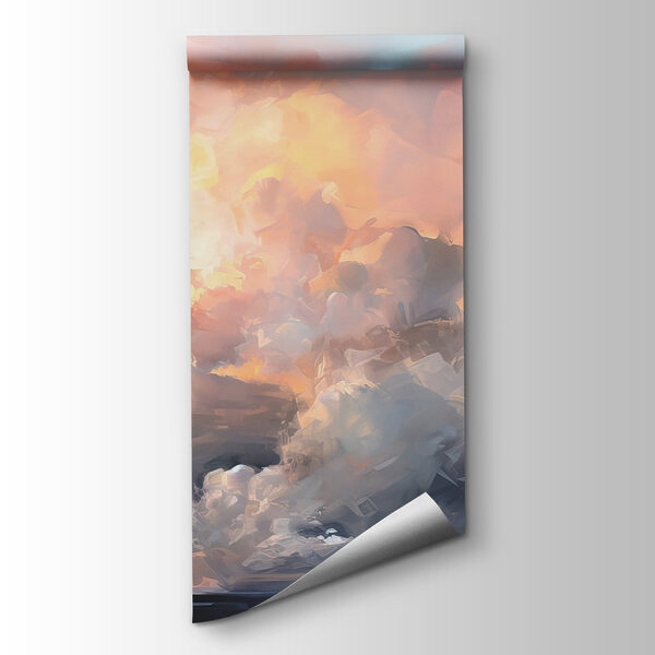 Colorful clouds in the sky