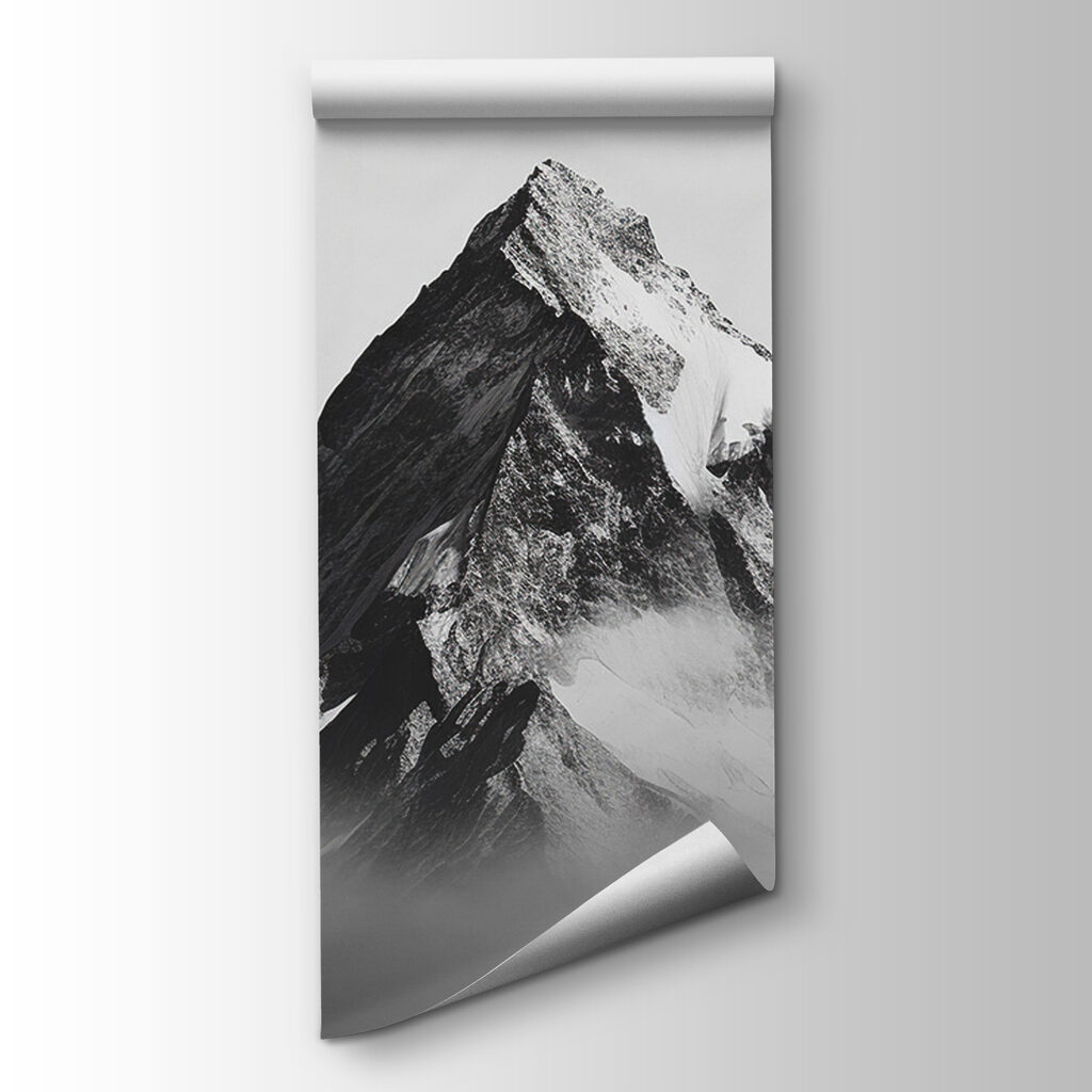 Mountain with snow on top Mountain with snow on top