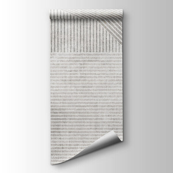 White and gray striped pattern