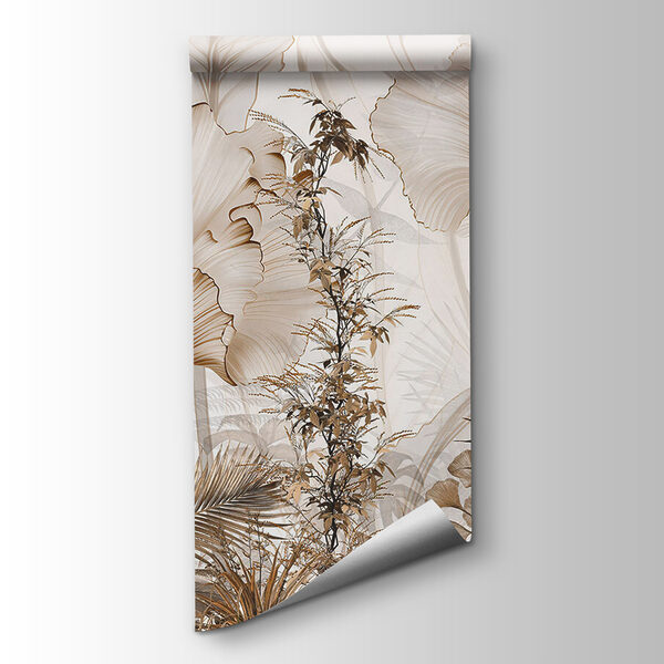 Wallpaper with flowers and plants Wallpaper with flowers and plants