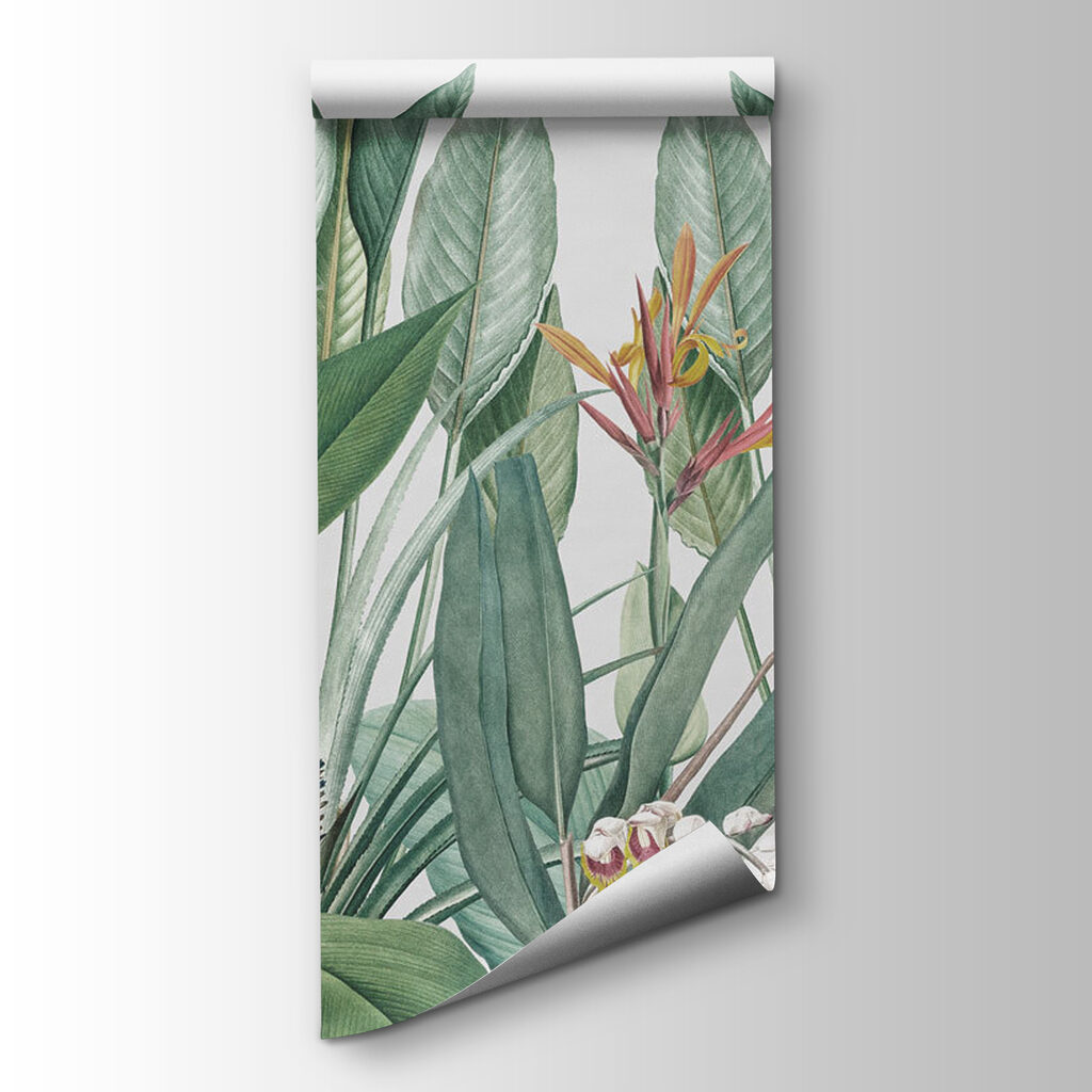 Vibrant tropical foliage in harmony