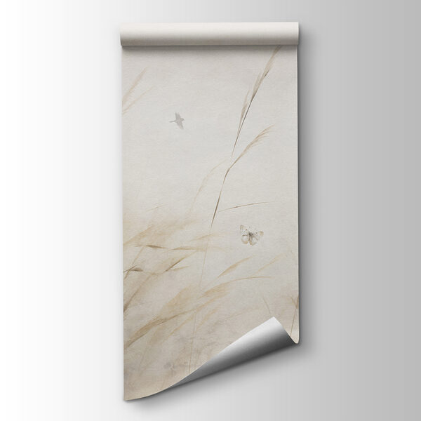 A bird in a field of grass A bird in a field of grass