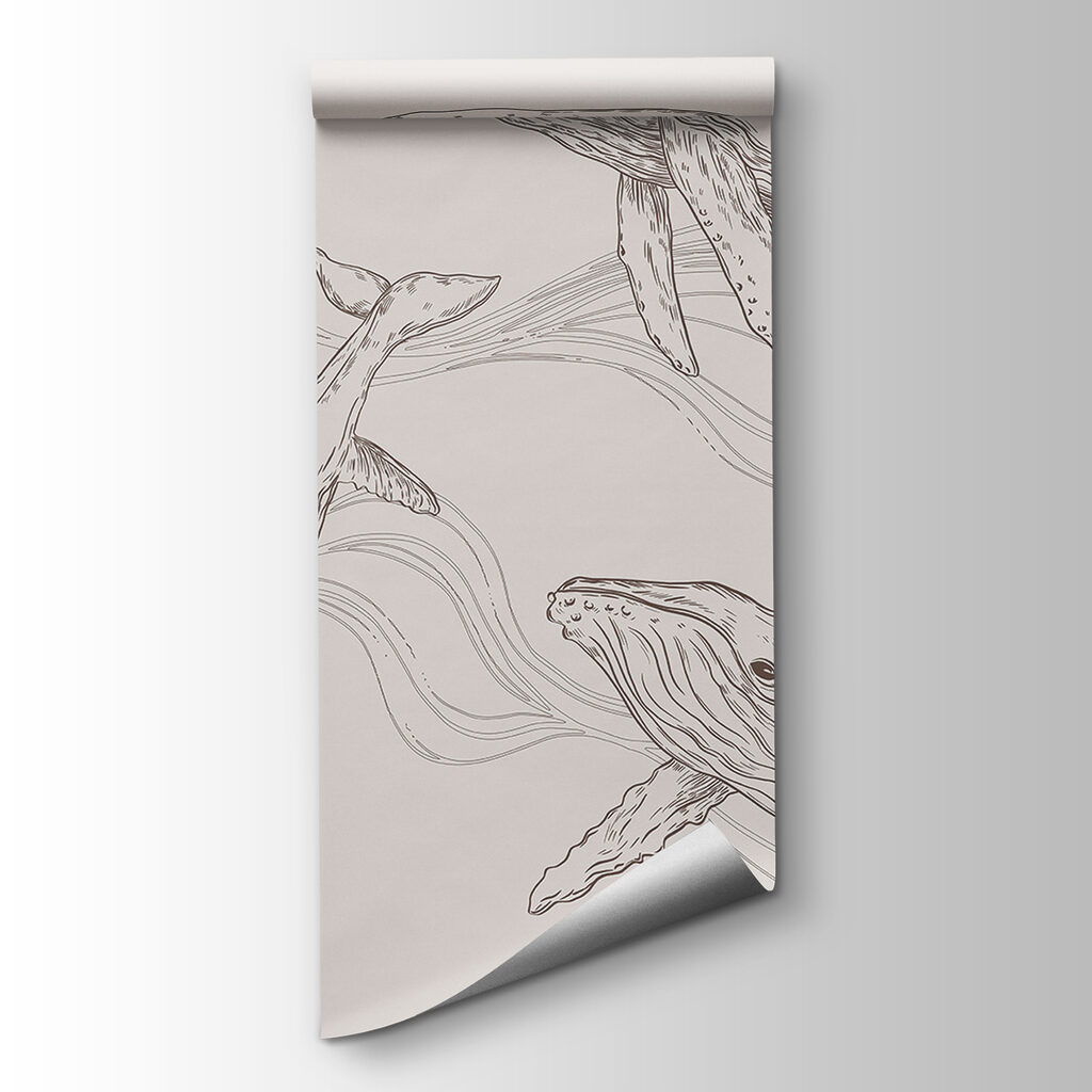 A group of whales swimming in the water A group of whales swimming in the water