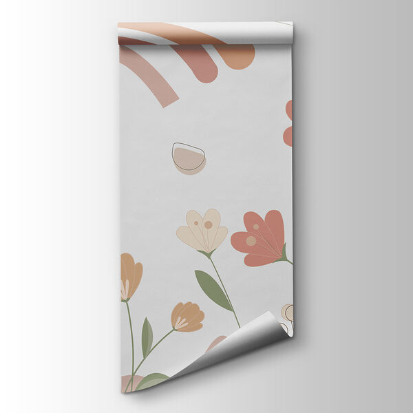 A colorful flowers and rainbows A colorful flowers and rainbows