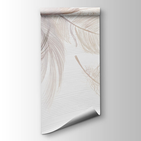 A group of white feathers