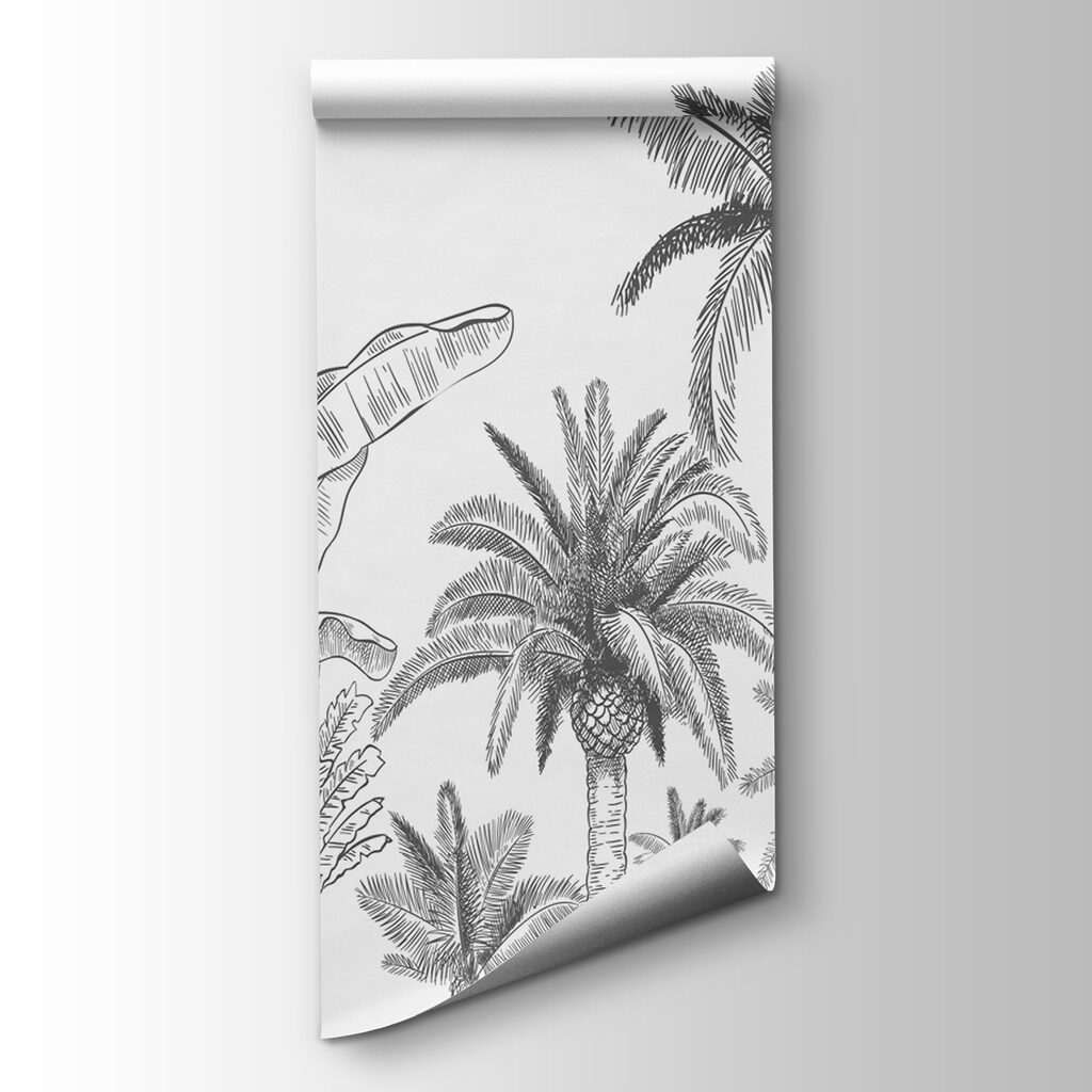 A group of palm trees A group of palm trees