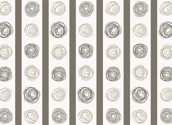 Pattern of circles and lines