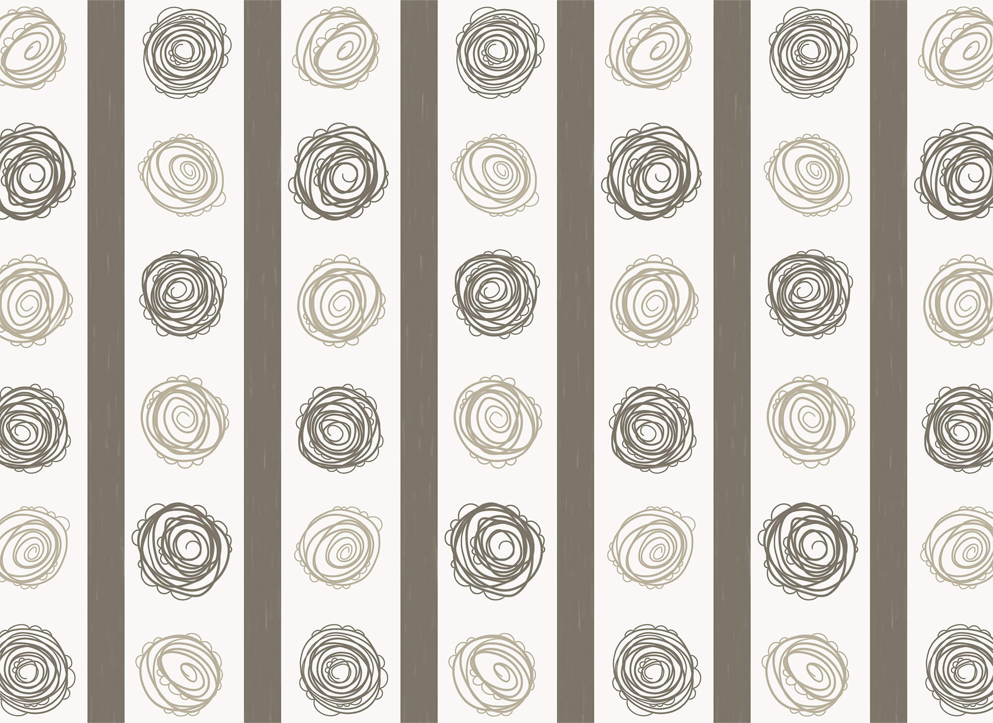 Pattern of circles and lines