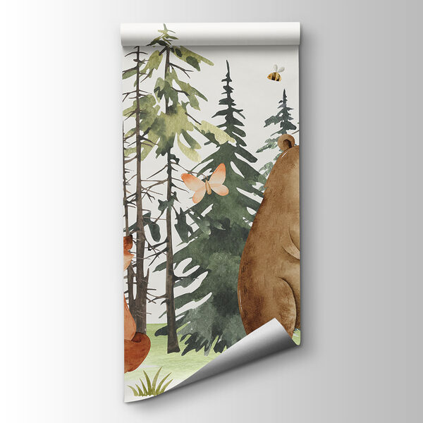 A group of animals in the forest