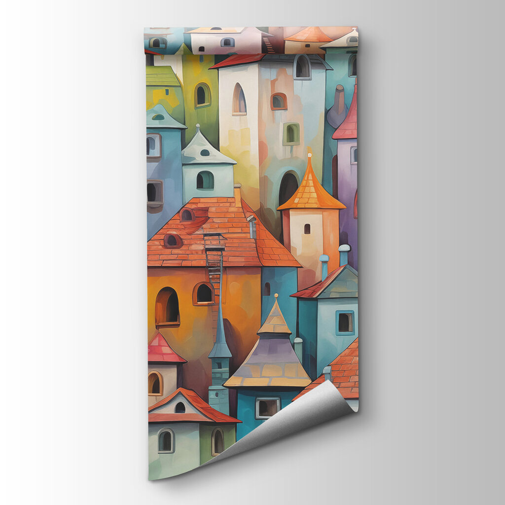 Group of colorful buildings