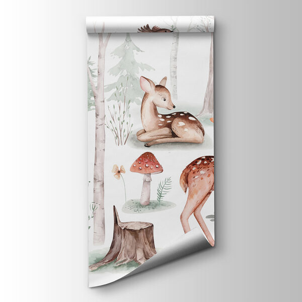 Group of animals in the woods