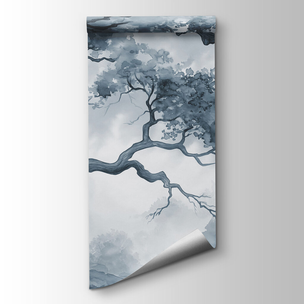 A group of trees with branches