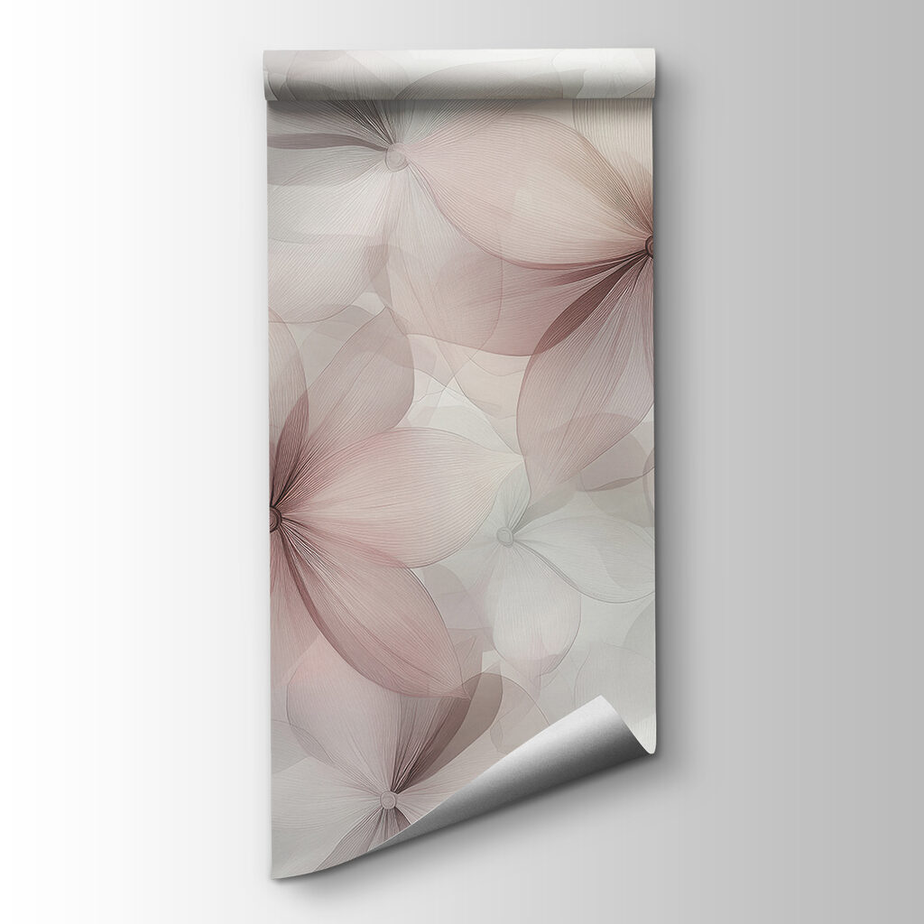 Group of flowers on a white background