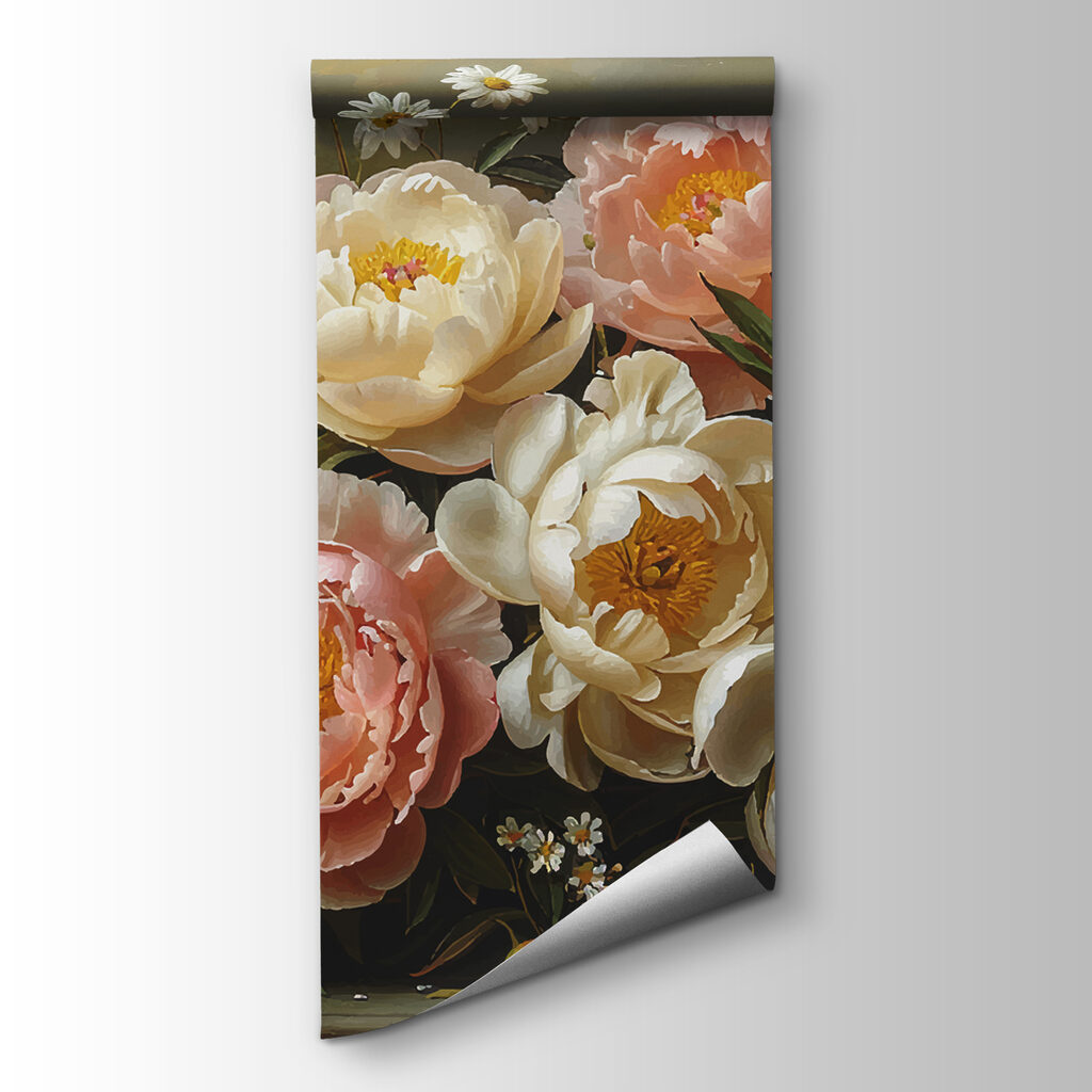 Bouquet of pink and white flowers