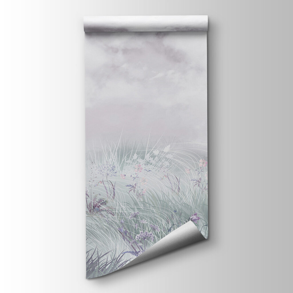 Field of flowers and grass Field of flowers and grass