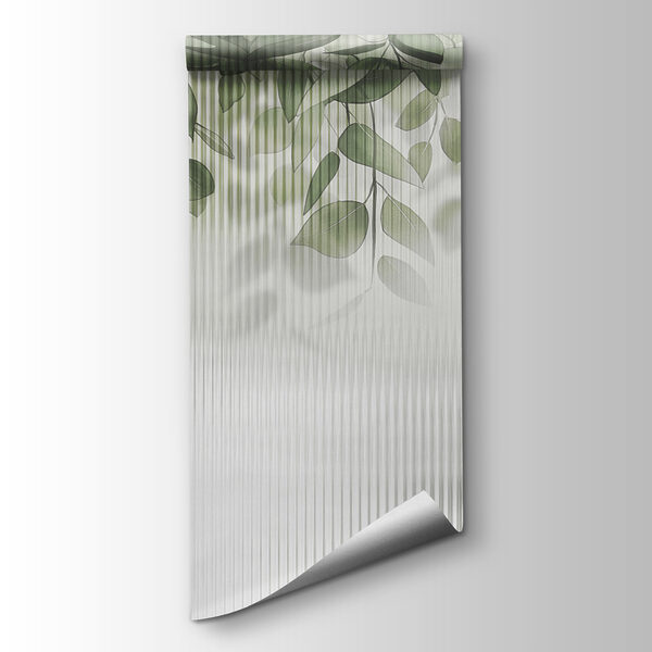 Green leaves from a window Green leaves from a window