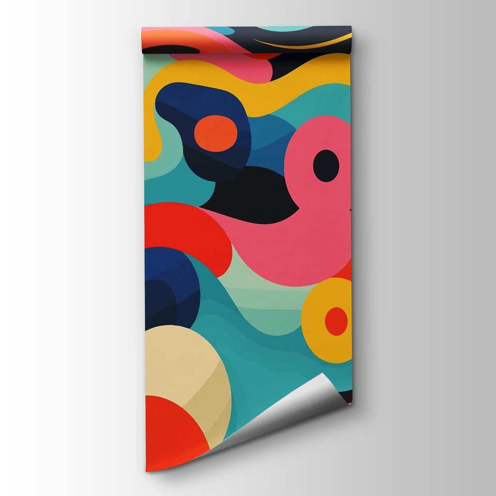 Colorful pattern with circles and dots Colorful pattern with circles and dots
