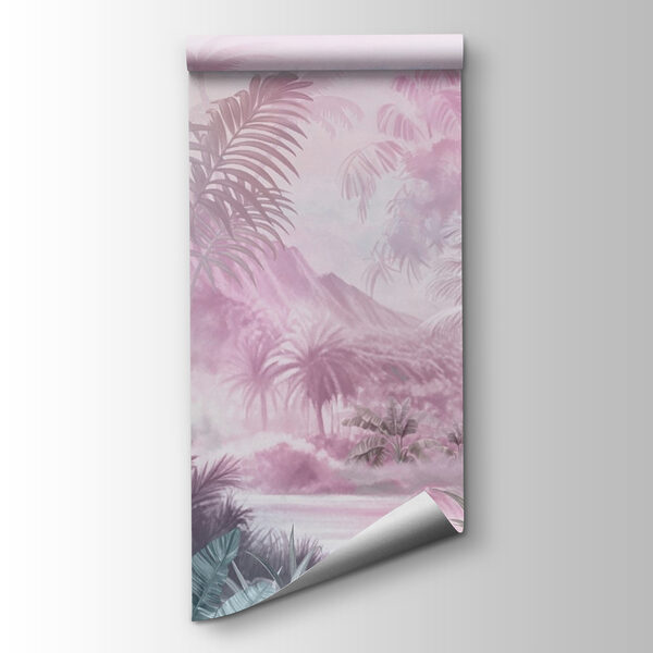 Painting of a tropical forest Painting of a tropical forest