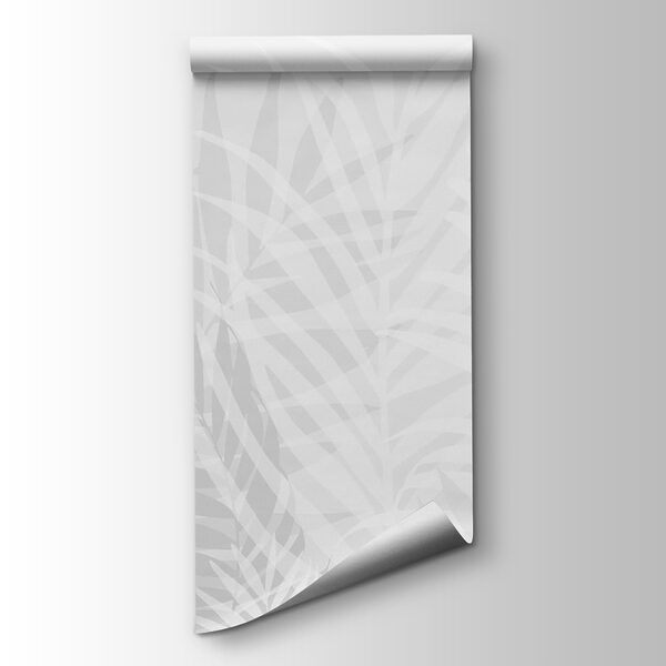 Grey and white background with leaves Grey and white background with leaves