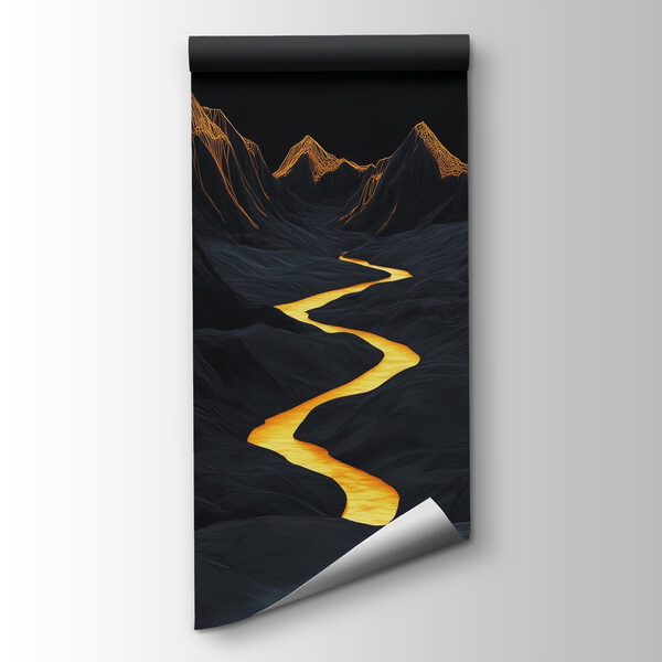 River running through a mountain range River running through a mountain range