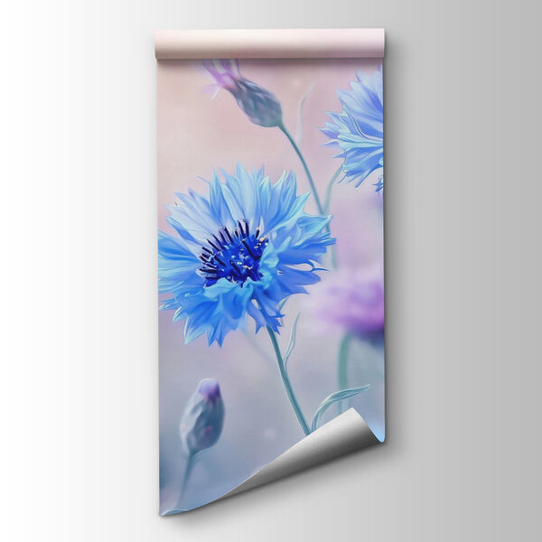 Group of blue flowers Group of blue flowers