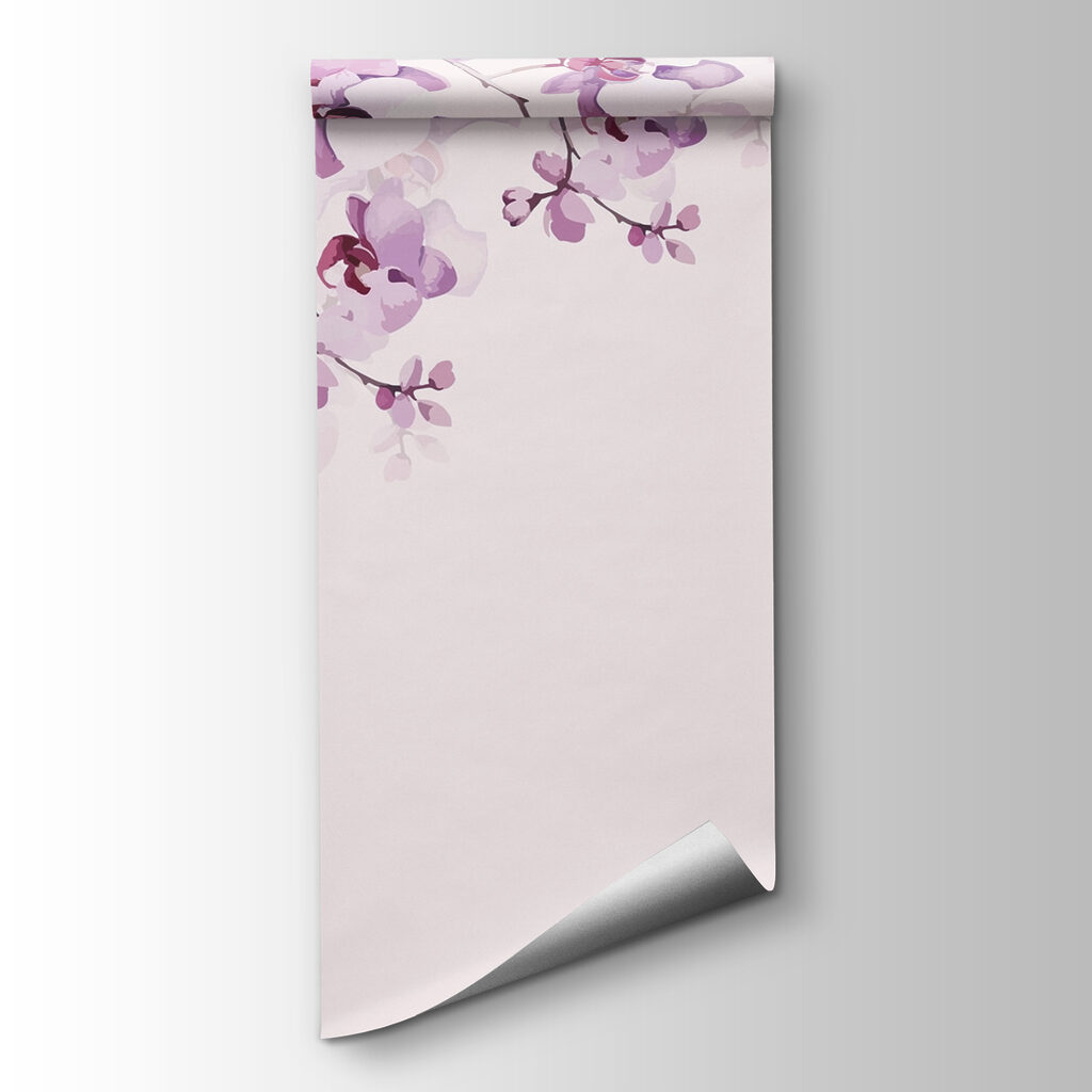 Delicate orchids in soft pastel hues