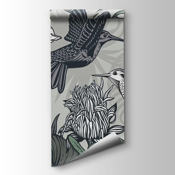 Bird flying over flowers Bird flying over flowers