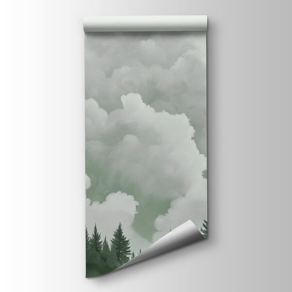 Group of trees and clouds Group of trees and clouds