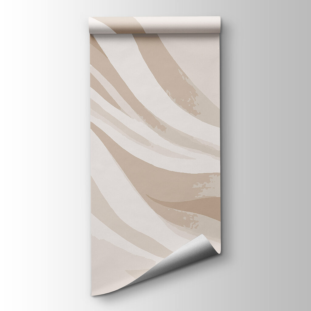 White and brown wavy lines White and brown wavy lines