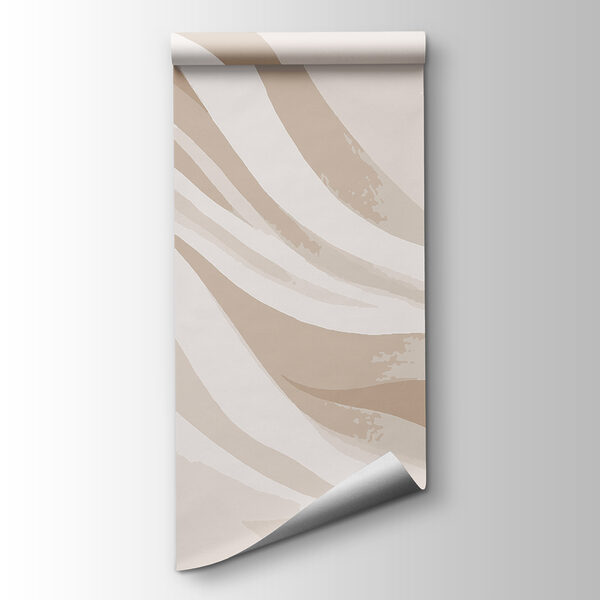 White and brown wavy lines White and brown wavy lines