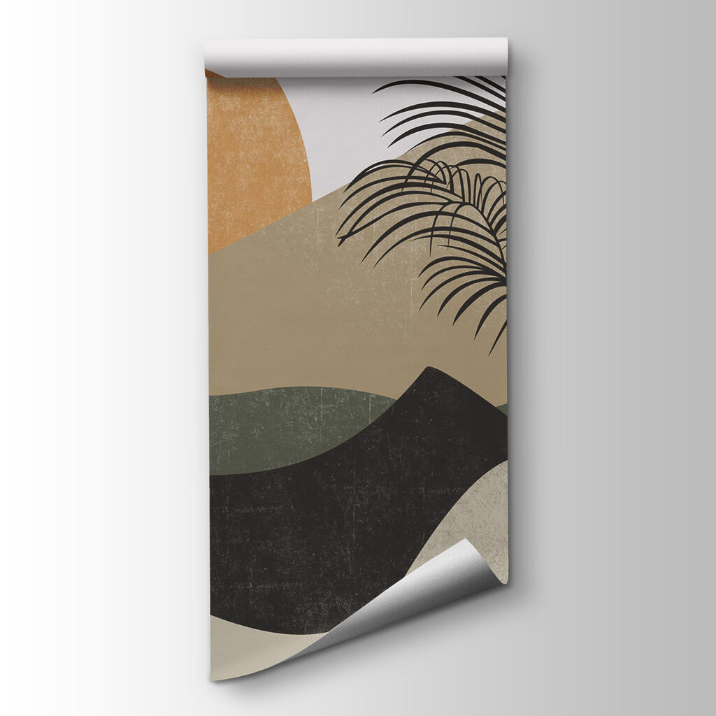 Palm trees and mountains Palm trees and mountains