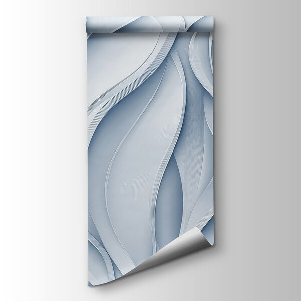 White and grey wavy lines White and grey wavy lines